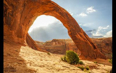 Corona and Bowtie Arch via Corona Arch Trail